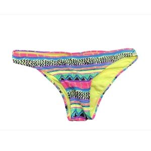 AQUA Women's Bikini Swim Bottoms Multicolor SIze XL 10218